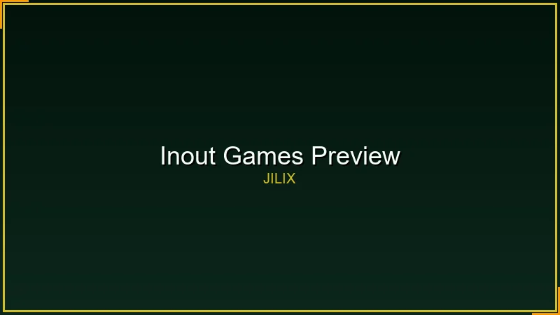 Inout crash and arcade games at JILIX