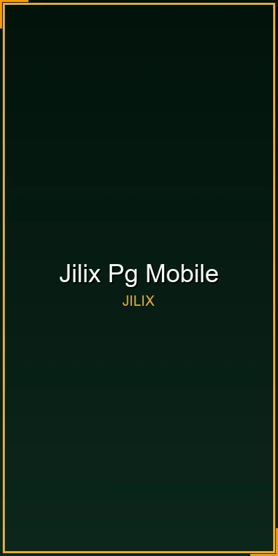 PG slots on JILIX mobile