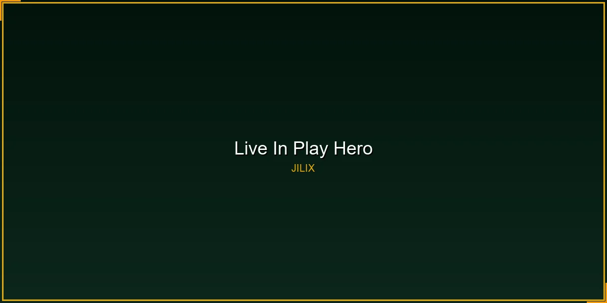 JILIX live in-play sports betting dashboard