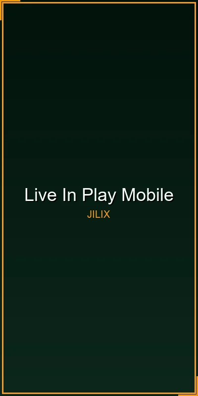 Live in-play betting on the JILIX mobile app