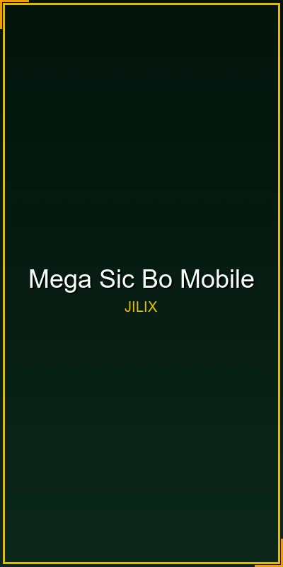 Mega Sic Bo on the JILIX mobile app